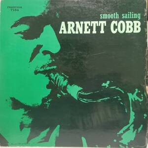 米PRESTIGEオリジLP RVG刻印 黄ラベルMONO！Arnett Cobb / Smooth Sailing 1959年 PRLP7184 オルガン入り Rudy Van Gelderアーネット・コブ