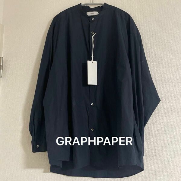 Graphpaper Broad L/S Oversized Band Collar Shirts 23SS