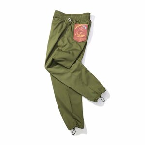 新品 クックマン シェフパンツ 裾絞り Cookman SAUSAGE STYLE イージーワークパンツ ジョガーパンツ オリーブ Olive ユニセックス L