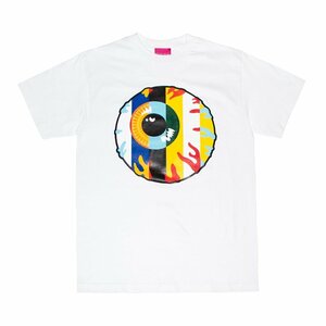 セール 新品 MISHKA ミシカ USグラフィック Tシャツ キープウォッチ 目玉プリント ポップ キュート ストリート 白 L