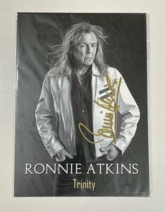 RONNIE ATKINS (ロニー・アトキンス) Trinity サイン ポスター A5サイズくらい Pretty Maids プリティ・メイズ