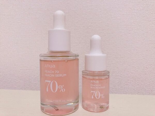 アヌア　桃70％ナイアシンセラム 30ml & 10mi