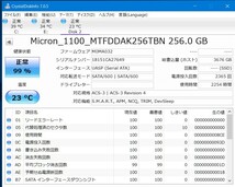 使用時間短い Micron M1100 SSD 7mm 256GB 2.5inch MTFDDAK256TBN SATA_画像2