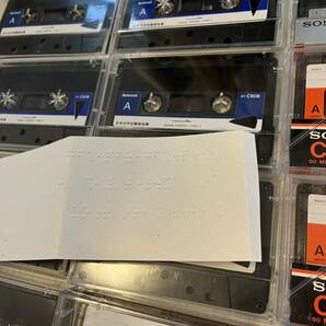 【丹】 【昭和レトロ】カセットテープ SONY ハイファイ HF90 CHF90 HF46 盲人用あり RT-C60B AHF60 C90 未使用と使用品混在の画像5