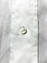 ・HUGO BOSS ボス カッターシャツ ホワイト メンズ コットン100%(アルゴドン) ブランド プレタポルテ 未使用保管品_画像5
