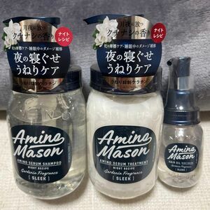 アミノメイソン スリーク アミノセラム シャンプー　トリートメント　ヘアオイル