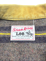 70s ビッグサイズ 刺繍タグ USA製 Lee 101LJ STORM RIDER デニムジャケット ストームライダー _画像5