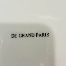 NA5196 平皿 5枚まとめ DE GRAND PARIS 食器 プレート 大皿 洋風皿 洋食 和食器 レストラン 披露宴 盛り付け皿 陶器 検K_画像3