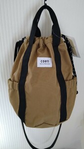  unused tag attaching coen washer Mini shoulder bag beige 