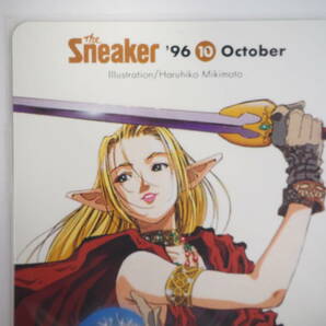 ◆未使用◆スニーカー/The Sneaker 96 October ロードス島戦記 イラスト 美樹本晴彦 50度数 テレカ 抽プレ テレホンカード 角川 61198Rの画像2