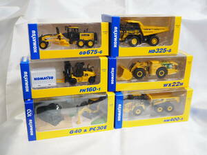 * not for sale * Komatsu /KOMATU original miniature G40&PC30E HM400-5 FH160-1 WX22H GD675-6 HD325-8. summarize 6 point set stockholder hospitality 71971