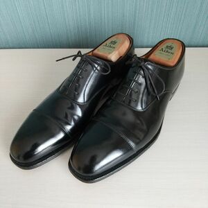 美品 激レア CROCKETT&JONES オードリー 8D ブラックコードバン ストレートチップ