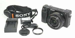 ★美品！SONY ソニー α6400 ILCE-6400L E PZ 16-50mm F3.5-5.6 OSS パワーズームレンズキット ミラーレス一眼★