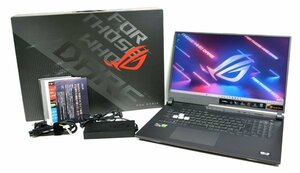 ★元箱付！ASUS ROG Strix G17 G713IC G713IC-R7R3050 AMD Ryzen7 4800H 16GB 512GB RTX 3050 Win11 PC ノートパソコン 美品！★