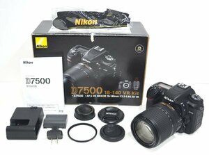 ★ショット枚数110回！新品同様！Nikon ニコン D7500 18-140 VR レンズキット デジタル一眼レフカメラ 元箱付！★