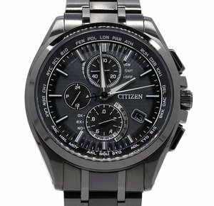 ★美品！CITIZEN シチズン ATTESA アテッサ AT8044-56E エコドライブ Black Titanium Series ブラックチタンシリーズ メンズ★