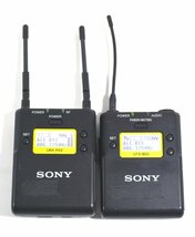 ★SONY ソニー UWP-D11 ワイヤレスマイクロホンパッケージ UTX-B03 URX-P03★_画像3