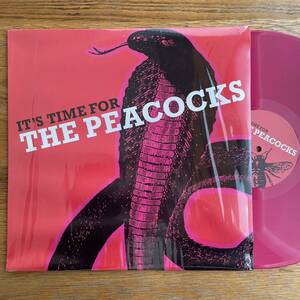 希少EU赤盤 PEACOCKS It's Time For ’04年 ロカビリー パンク punk サイコビリー Rockabilly　レコード LP アナログ
