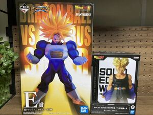 中古　ドラゴンボール一番くじ　VSオムニバス超　E賞　超トランクス　おまけ　出陣