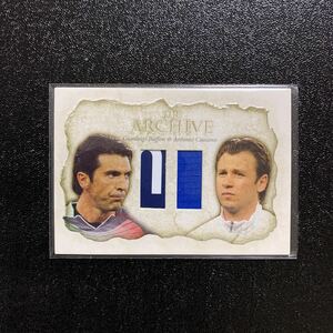 2012 futera unique buffon cassano dual jersey ダブルジャージ 175枚限定！（46/175）ブッフォン カッサーノ イタリア代表