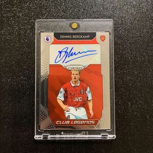 2019-20 panini prizm premier soccer dennis bergkamp auto 直筆サイン ベルカンプ アーセナル