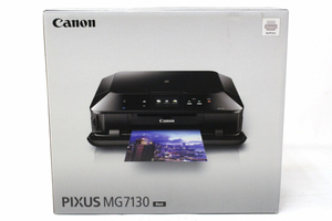 【ト石】☆新品・未開封品☆ Canon キャノン PLXUS ピクサス MG7130 black インクジェット プリンター 黒/ブラック ECZ01EWH06