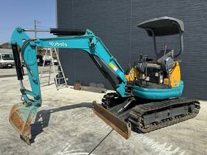 ※配送費無料※ クボタ U-25-3S 2.5t 2.5tonne Mini Excavator 1,174hours ブレーカー配管 共用往復配管 マルチ 倍速 鉄tracks 2t 2tonne 3t 3tonne