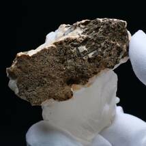 【鉱物 標本 モルデン沸石 方解石 結晶 原石】インド モルデナイト カルサイト_画像6
