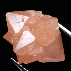 【鉱物 標本 両錐水晶 赤水晶 結晶 原石】アメリカ ニューメキシコ ペコスダイヤモンド DT クォーツ