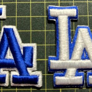 MLB チーム　アイロン　刺繍ワッペン　 2枚　ロサンゼルス　ドジャース　ロゴ