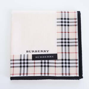 ■未使用　BURBERRY バーバリー　ハンカチ　E■