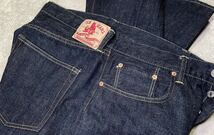 TCB jeans 50's 13.5ozデニム ストレートジーンズ 極美品 w36 50s 紙パッチ XX MODEL PANTS_画像7