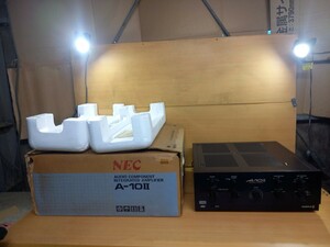 1円～　NEC A-10Ⅱ　プリメインアンプ　箱付き