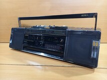 1円～　AIWA　アイワ　ラジカセ　CS-W90 STEREO RADIO CASSETTE RECORDER_画像1