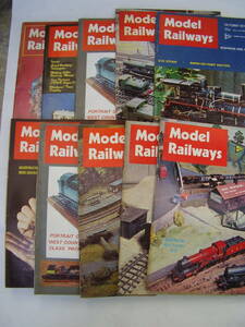 洋書の鉄道雑誌　Model Railways 　１９７３年～７４年　の　１０冊