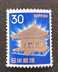 普通切手 1967年シリーズ 中尊寺金色堂 未使用品　(ST-1)