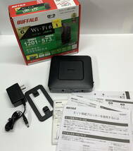 ◇ BUFFALO 無線 ルーター [ WSR-1800AX4S ] 【通電確認のみ】 Wi-Fi6 バッファロー / 中古(S240308_8)_画像1