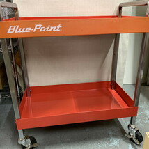 ◇ BluePoint ツールワゴン レッド 【キズ汚れ/サビ/塗装剥がれ等あり】 工具 キャリー付 ブルーポイント / 中古(S240325_4)_画像1