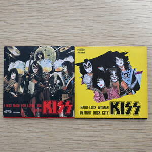 KISS シングルCD SCD 2枚 セット ラヴィン・ユー・ベイビー ハード・ラック・ウーマン