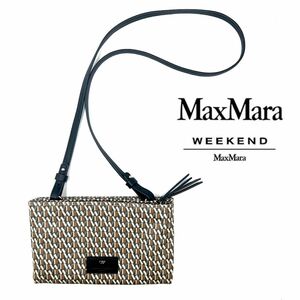 未使用レベル　マックスマーラ　MaxMara ウィークエンド　weekend ショルダーバッグ　斜めがけ　モノグラム　