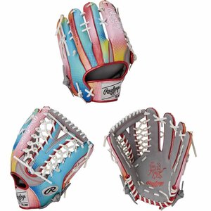 1561087-Rawlings/Rubber Grab Hoh Графический рай B88 Baseball Glove Outfide/LH