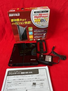 BUFFALO 11n/b/g対応 ハイパワー 無線LANルーター AirStation単体 WZR-HP-G302H