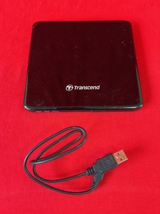 トランセンド Transcend TS8XDVDS-K 極薄ポータブルDVDドライブ　中古動作品