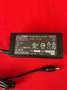 EPSON A421H スキャナ プリンター ACアダプタ 24V 2A 48W(A411B A471H互換 EP-10VA GT-X970他)