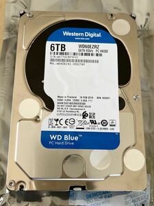 WD60EZRZ （WD60EZRZ-RT） ［WD Blue 5400 RPM Class 6TB］ 15346時間使用　送料無料