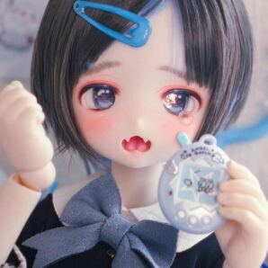 DDH-27 SW肌 カスタムヘッド(ソフビ盛り)＋おまけウィッグ MDD 難あり モモハトの画像7