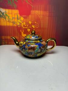 [ old .. warehouse * purple sand .* flower . riches and honours .* enamel . paint gold *.. boat .] tea ceremony goods * rare rare article *. thing * China old fine art 