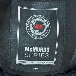 HH230-24315-127【中古】THE NORTH FACE K'S ノースフェイス キッズマクマードマウンテンダウン NJ1DK59S サイズ：150 ブラック ジャケットの画像5