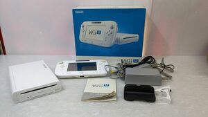 HH216-240313-034【ジャンク】ニンテンドー Wii U プレミアムセット 32GB ホワイト 任天堂 Nintendo ゲーム機本体 動作確認/初期化済み