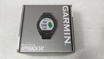 HS016-240323-155【美品】GARMIN GPSゴルフウォッチ APPROACH S42 Black/Carbon Gray 010-02572-20 ガーミン Bluetooth 動作確認済み_画像7